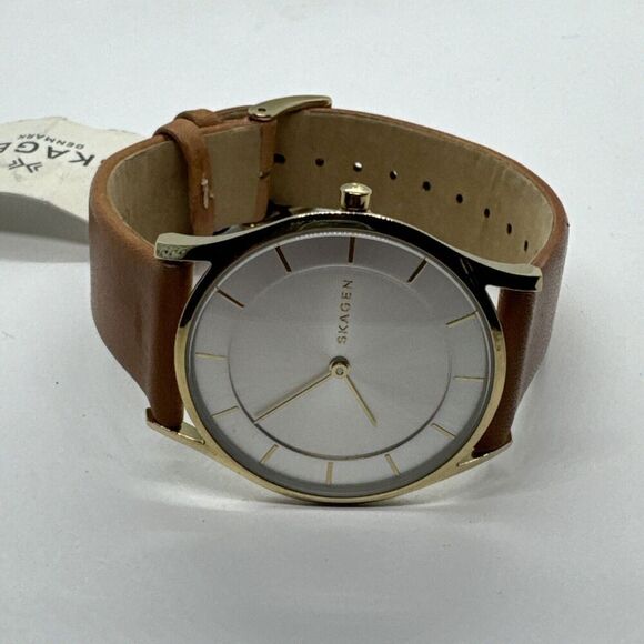 Skagen Holst SKW2344 Women\'s Brown Leather Analog Dial Quartz Wrist Watch AEA329 main image 9